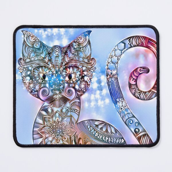 Item preview, Fancy Jewelled Cat  designed and sold by Elaine Manley.