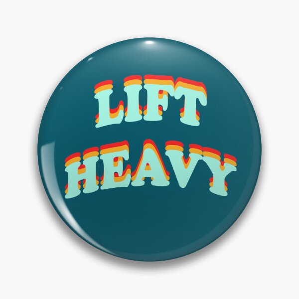 Item preview, LIFT HEAVY, Gym Weight Lifting Graphic designed and sold by WhatWhatDesigns.