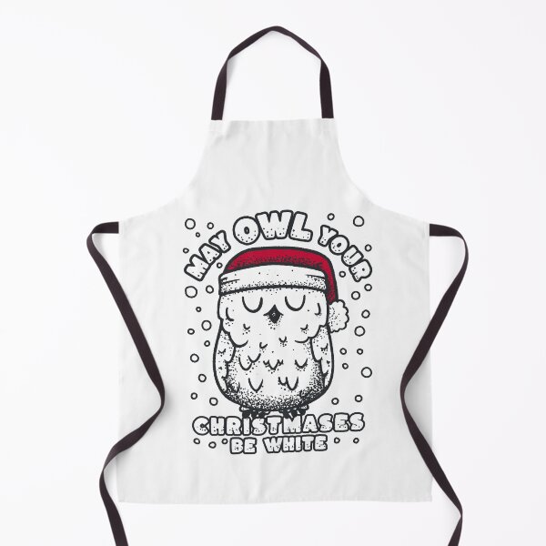 Item preview, Christmas Owl - May Owl Your Christmases Be White - Snowy Owl designed and sold by abowersock.