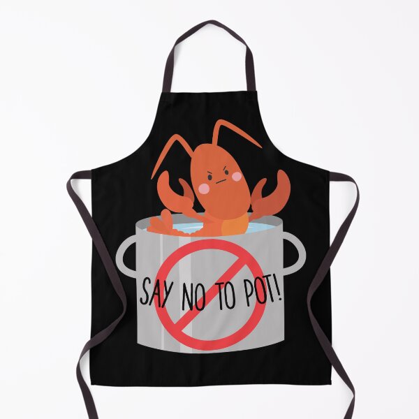 Item preview, Say No To Pot Funny Lobster Festival Cute Seafood Lover Pun designed and sold by MintedFresh.