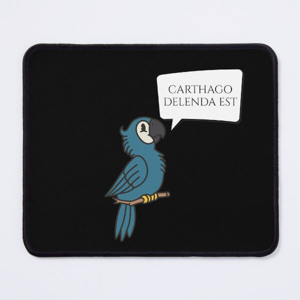 Item preview, Carthago Delenda Est - Ancient Rome - Latin Quote - Talking Parrot designed and sold by Styrman.