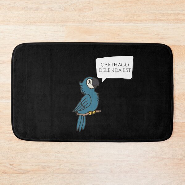 Item preview, Carthago Delenda Est - Ancient Rome - Latin Quote - Talking Parrot designed and sold by Styrman.