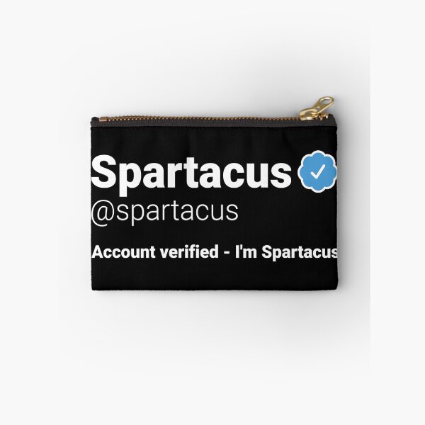 Item preview, I'm Spartacus - Parody Social Network Account Name with a Blue Verified Badge designed and sold by robimerch.