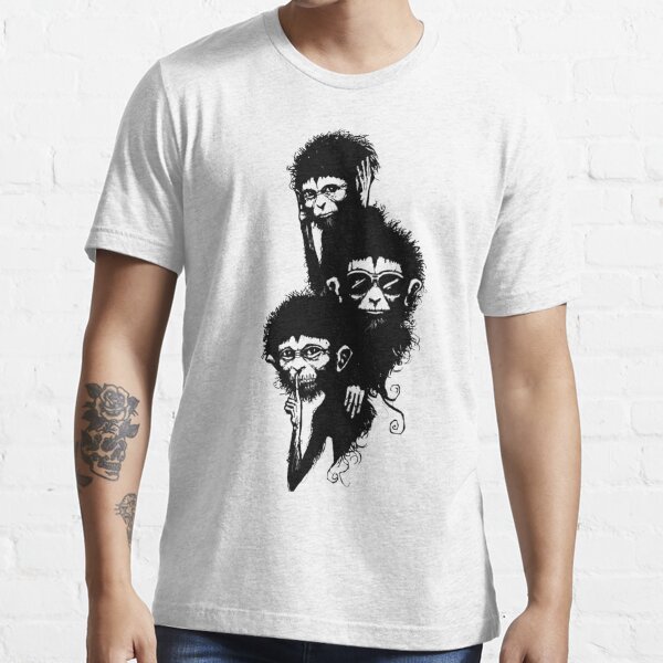 3 wise monkeys t shirt