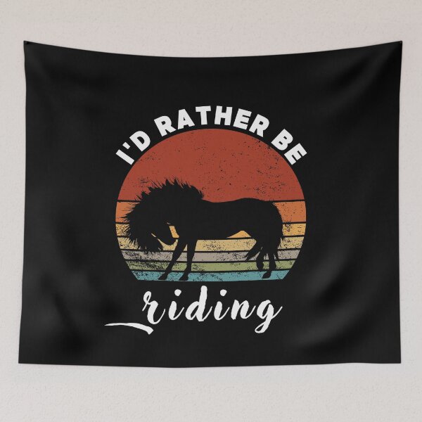 Item preview, horse lover, i'd rather be riding horse designed and sold by Nicet-shirt1.