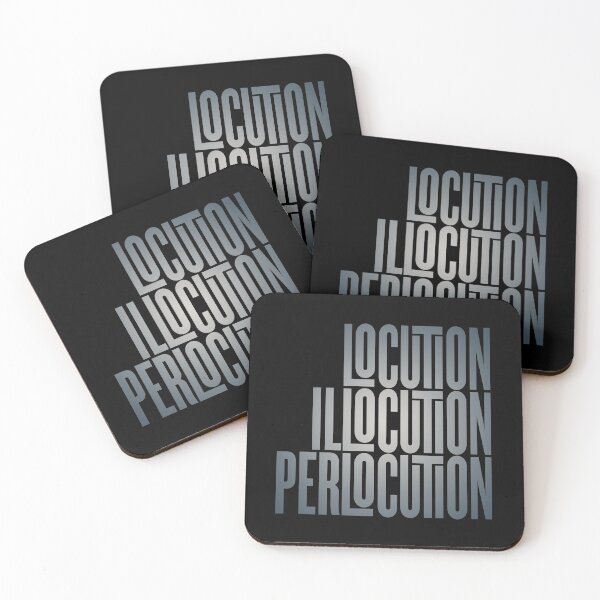 Item preview, Locution, Illocution, Perlocution. v.5 designed and sold by x1brett.
