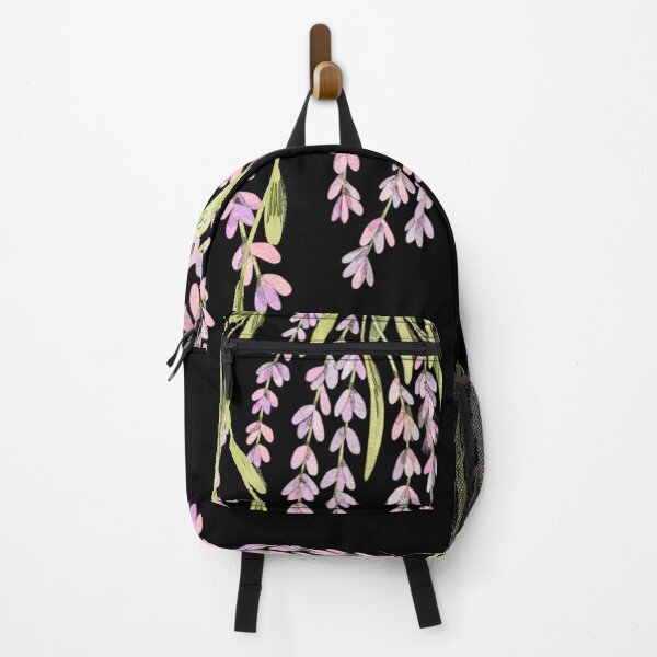 Item preview, Blooming wisteria vines on black designed and sold by Mermaidssparkle.