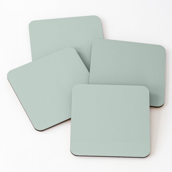 Item preview, Pastel Silt Green solid colour designed and sold by coverinlove.