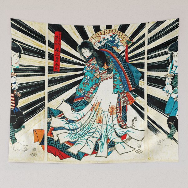 Item preview, Vintage Japanese Woodcut, Bold Graphic Design designed and sold by publicremix.