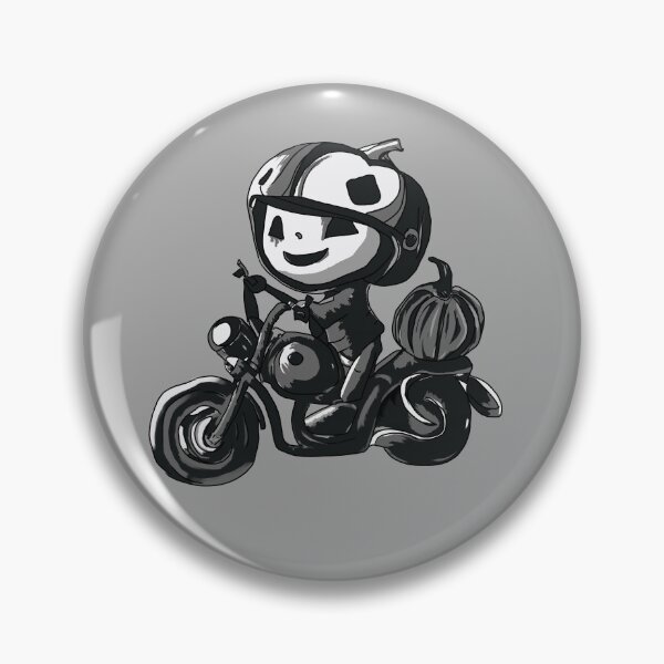 Item preview, Pumpkin Motorcyclist designed and sold by ART3M1S1A.