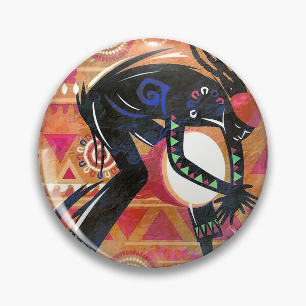 Item preview, Djembe Drum   Player  designed and sold by Elaine Manley.