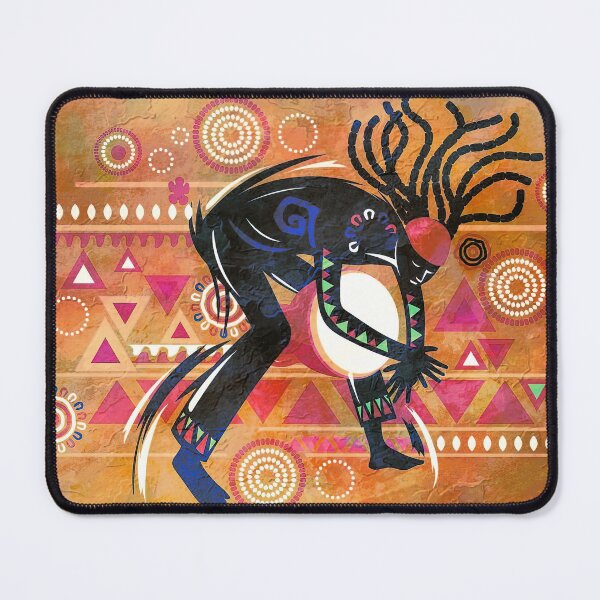 Item preview, Djembe Drum Player designed and sold by Elaine Manley.
