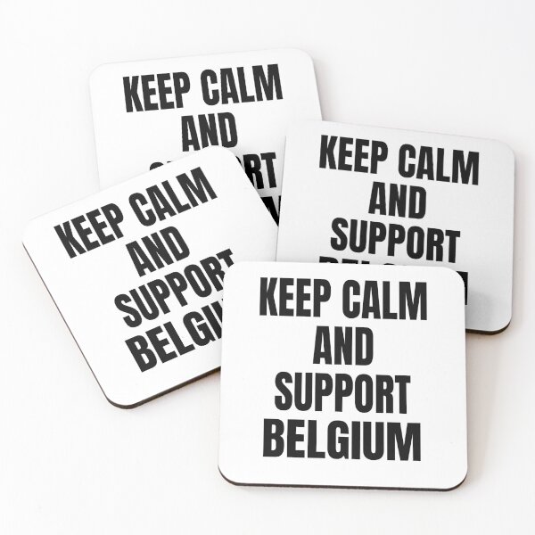 Item preview, Keep Calm And Support Belgium - World Cup designed and sold by Nepaz-Designs.
