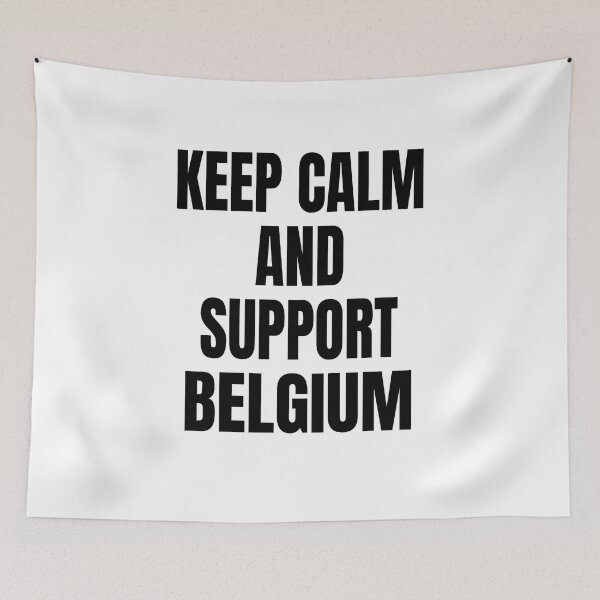 Item preview, Keep Calm And Support Belgium - World Cup designed and sold by Nepaz-Designs.