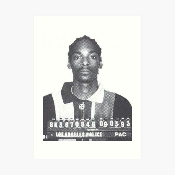 SNOOP DOGG MUGSHOT Art Print