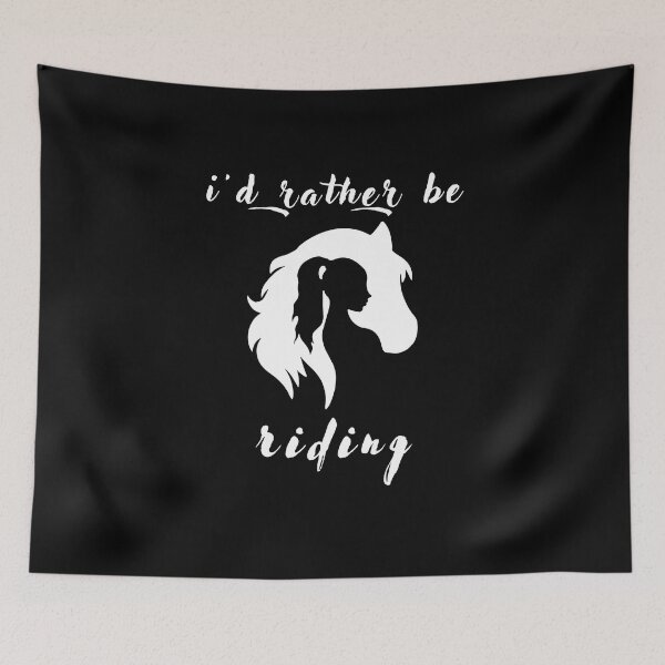 Item preview, horse lover, i'd rather be riding horse designed and sold by Nicet-shirt1.