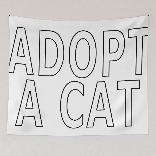 Item preview, ADOPT A CAT designed and sold by loveling.