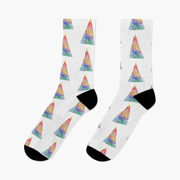 Item preview, Rainbow Christmas tree designed and sold by alisonsadler.