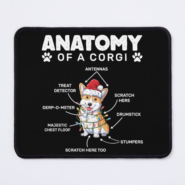 Item preview, Anatomy of a Corgi Christmas Dog Lovers designed and sold by Pexilus.