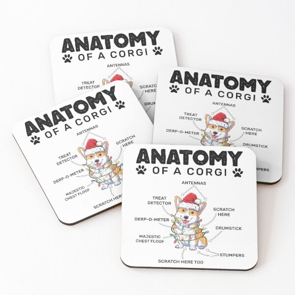 Item preview, Anatomy of a Corgi Christmas Dog Lovers designed and sold by Pexilus.