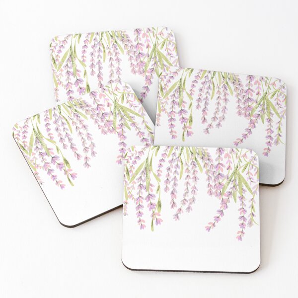 Item preview, Blooming wisteria vines on white designed and sold by Mermaidssparkle.