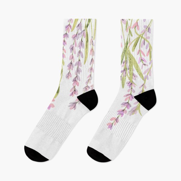 Item preview, Blooming wisteria vines on white designed and sold by Mermaidssparkle.