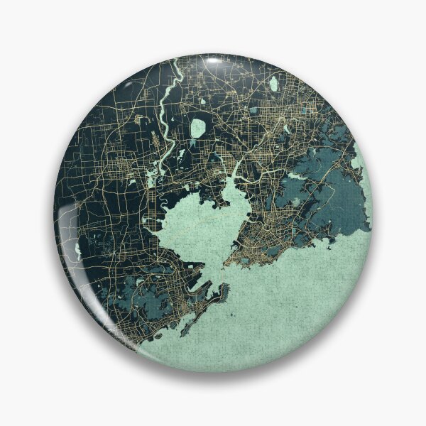 Item preview, Qingdao City Map of Shandong, China - Summer designed and sold by deMAP.