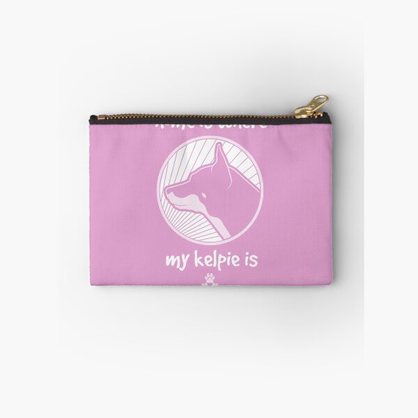 Item preview, Home is where my KELPIE is - Pink designed and sold by ThreePuppers.