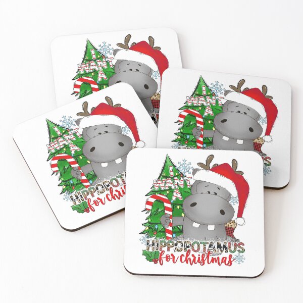 Item preview, I want a hippopotamus for Christmas  designed and sold by PERsonalthreads.