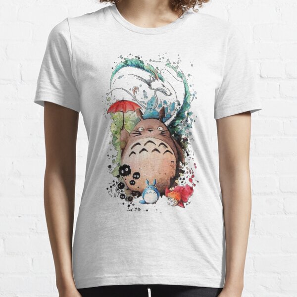 Totoro vintage watercolor Essential T-Shirt