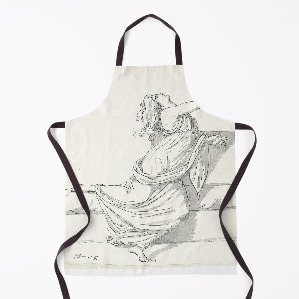 Item preview, Jacques Louis David A Distraught Woman with Her Head Thrown Back 1775-80 designed and sold by MARWA-STORE.