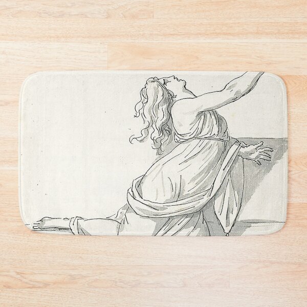 Item preview, Jacques Louis David A Distraught Woman with Her Head Thrown Back 1775-80 designed and sold by MARWA-STORE.