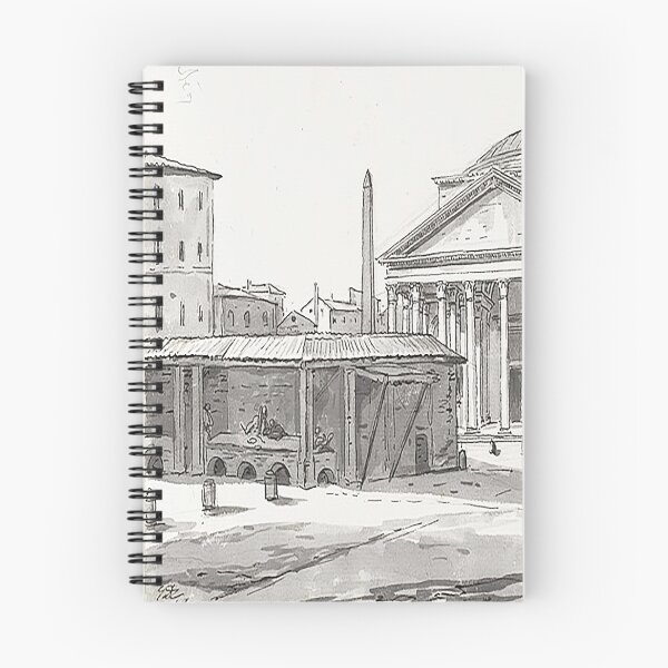 Item preview, Jacques Louis David The Pantheon Seen from the Piazza 1775-80 designed and sold by MARWA-STORE.