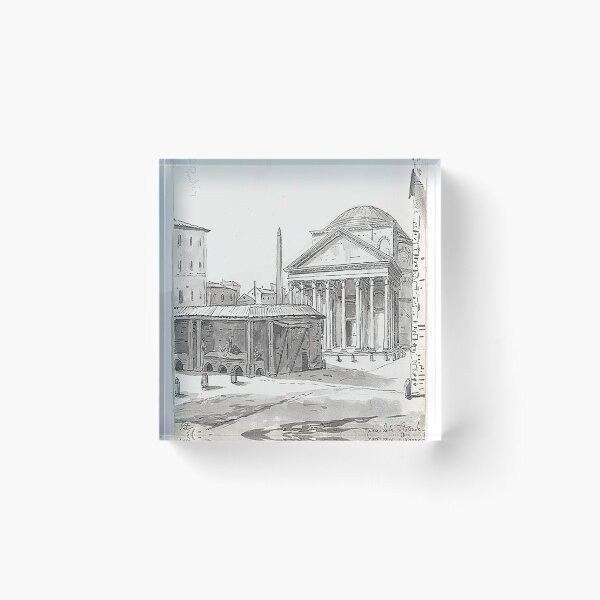 Item preview, Jacques Louis David The Pantheon Seen from the Piazza 1775-80 designed and sold by MARWA-STORE.