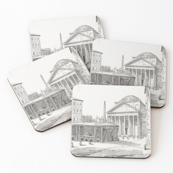 Item preview, Jacques Louis David The Pantheon Seen from the Piazza 1775-80 designed and sold by MARWA-STORE.