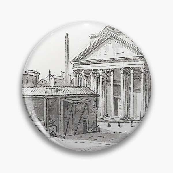 Item preview, Jacques Louis David The Pantheon Seen from the Piazza 1775-80 designed and sold by MARWA-STORE.