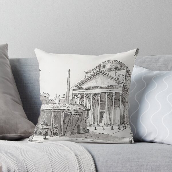 Item preview, Jacques Louis David The Pantheon Seen from the Piazza 1775-80 designed and sold by MARWA-STORE.