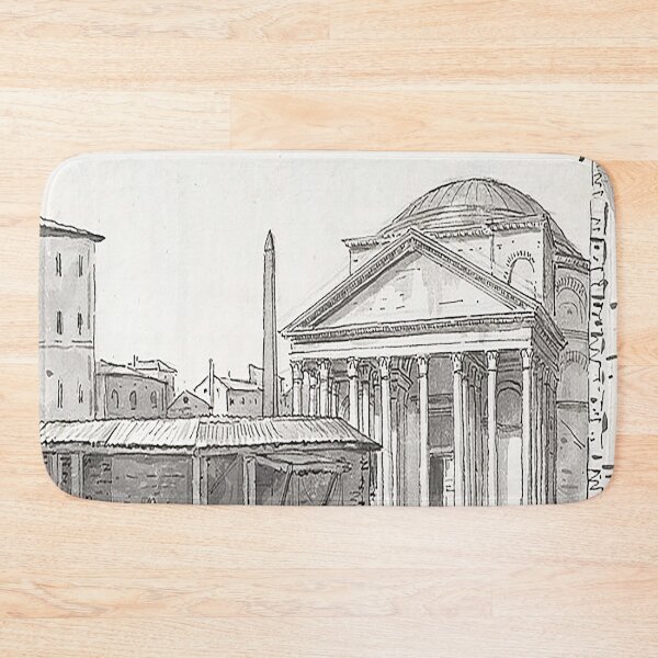 Item preview, Jacques Louis David The Pantheon Seen from the Piazza 1775-80 designed and sold by MARWA-STORE.