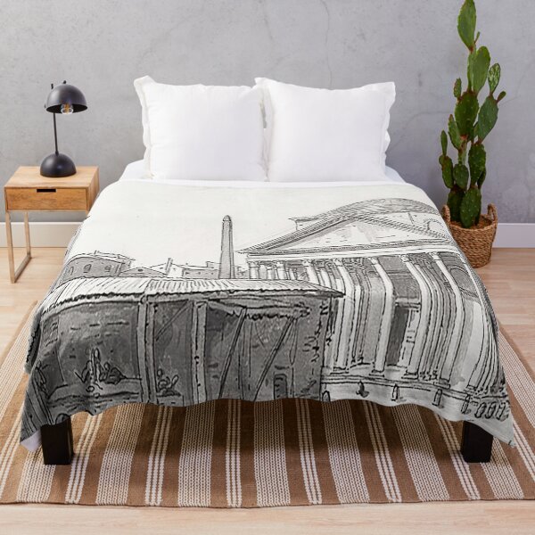 Item preview, Jacques Louis David The Pantheon Seen from the Piazza 1775-80 designed and sold by MARWA-STORE.