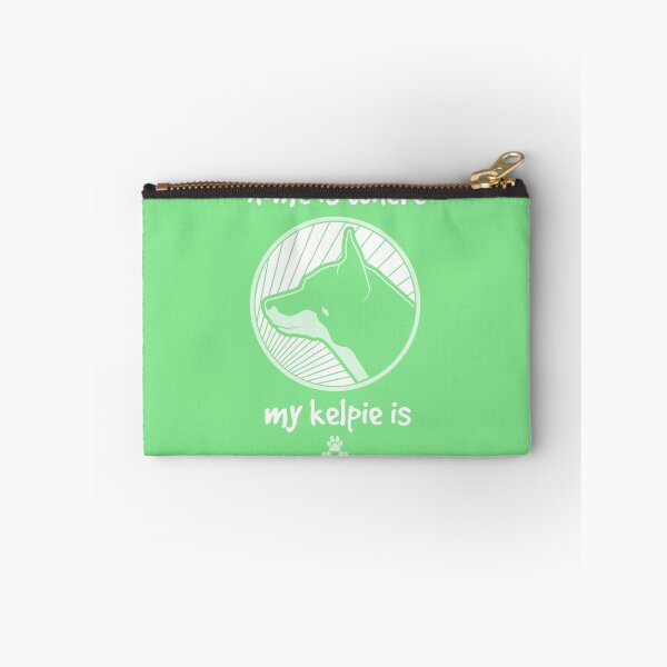 Item preview, Home is where my KELPIE is - Green designed and sold by ThreePuppers.
