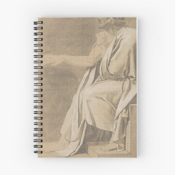 Item preview, Jacques Louis David Figure Study for The Death of Socrates 1786–1787 designed and sold by MARWA-STORE.