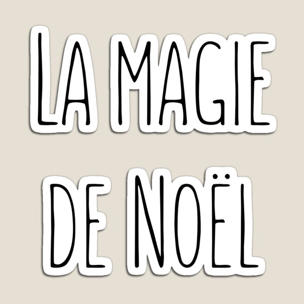La magie de Noël Magnet