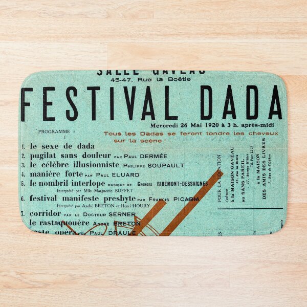 Artikelvorschau, Dada-Festival-Plakat, MCM entworfen und verkauft von publicremix.