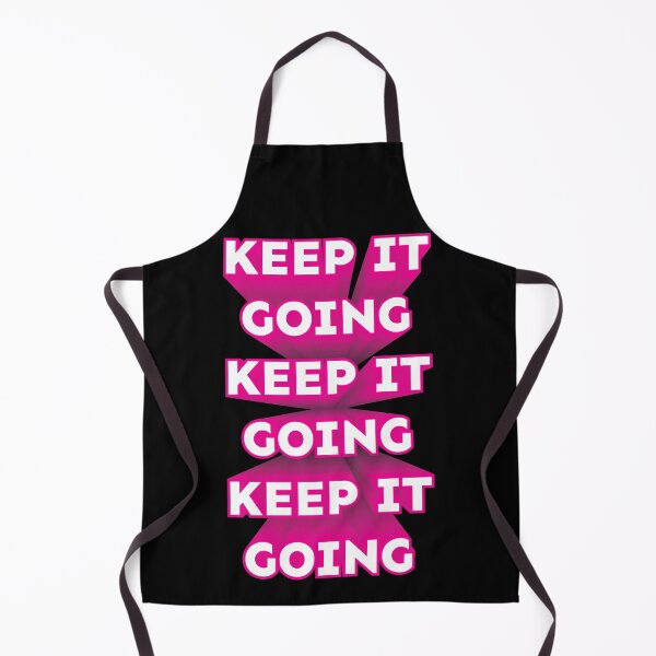 Item preview, \Keep It Going repeated 3D text pink white designed and sold by hockeng.