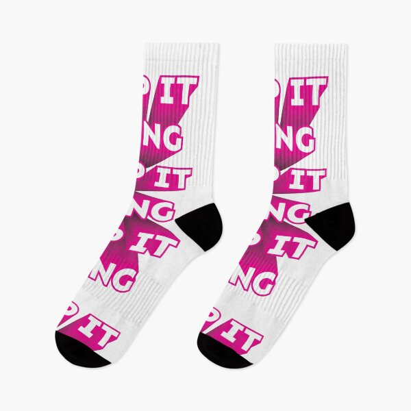 Item preview, \Keep It Going repeated 3D text pink white designed and sold by hockeng.