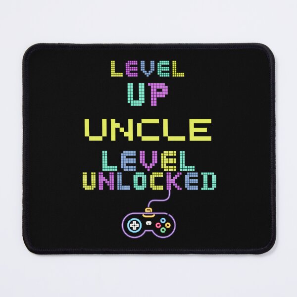 Item preview, Uncle level unlocked, funny gamers pun, 90's retro vibe, video gamer uncle, new uncle designed and sold by allycat57.