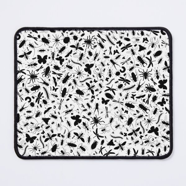 Item preview, Creepy Crawly Pattern - Black Bugs (White Background) designed and sold by chayground.