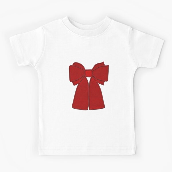 Red Hair Ribbon Kids T-Shirts for Sale