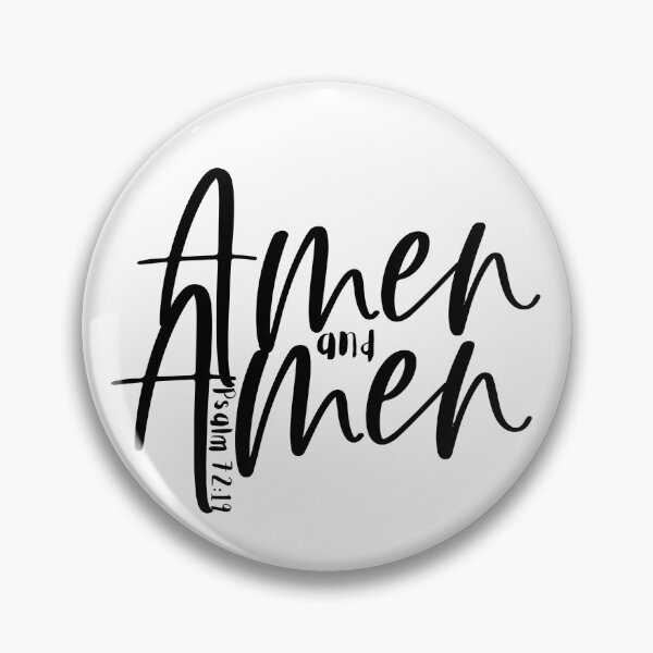 Item preview, Powerful Amen and Amen declaration of the Bible Verse Psalm 72:19 designed and sold by onlyscriptures.