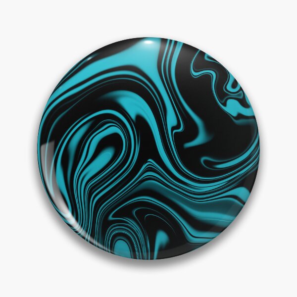 Item preview, Turquoise And Black Liquid Art 3. Liquid Marble. Abstract Design. designed and sold by Jason123za.